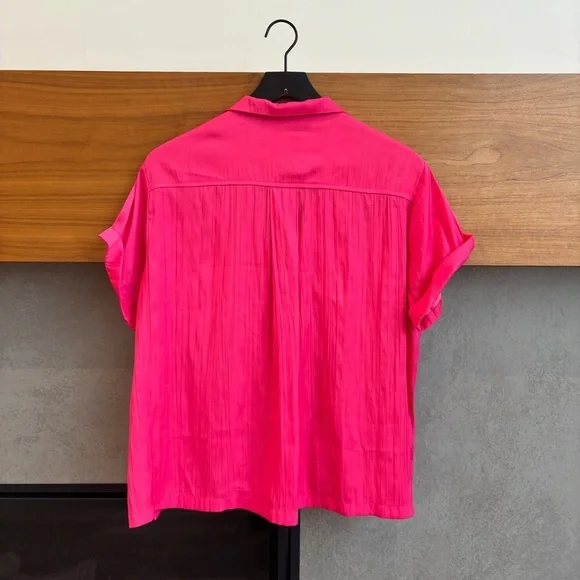 Anthropologie Button up Shirt Short Sleeve, Size S - Picture 8 of 11